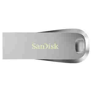 Spominski ključek 32GB USB 3.1 Sandisk Ultra Luxe 150MB/s - kovinski/brez pokrovčka/srebrn (SDCZ74-032G-G46)