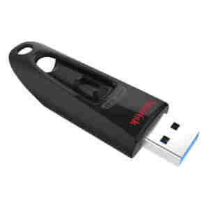 Spominski ključek 256GB USB 3.0 SanDisk Ultra 100/40MB/s - črn (SDCZ48-256G-U46)