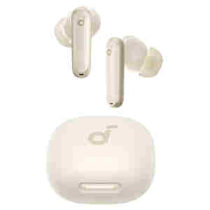 Slušalke brezžične Anker ušesne z mikrofonom BT Soundcore P40i bele ANC (A3955G21)