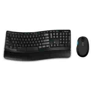 Tipkovnica in miš Microsoft brezžična desktop Sculpt Comfort Desktop ENG priložen naslon za zapestja SLO gravura (L3V-00021)