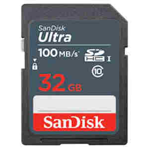 Spominska kartica SDHC 32GB Sandisk Ultra 100MB/s/100MB/s U1 UHS-I (SDSDUNR-032G-GN3IN)