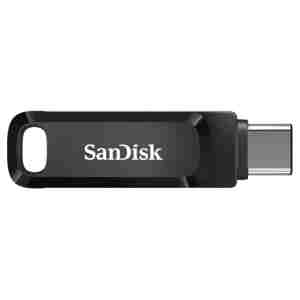 Spominski ključek 512GB USB-C Sandisk Dual Drive Go 150MB/s plastičen brez pokrovčka črn (SDDDC3-512G-G46)