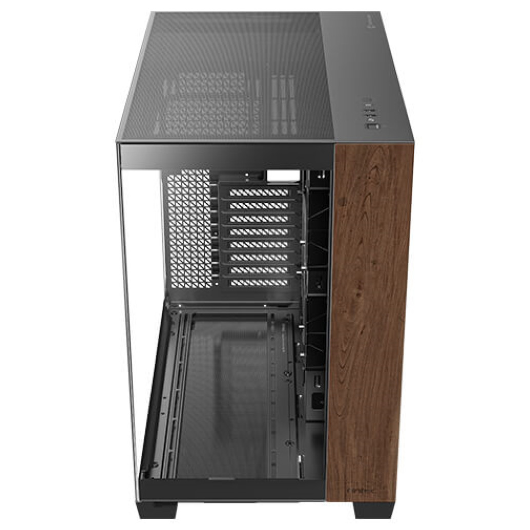 ANTEC C8 Wood Full-Tower okno črno/rjavo gaming ohišje - slika 4