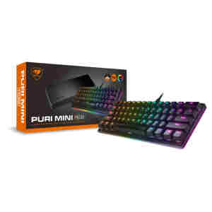 Tipkovnica Cougar USB-C gaming Puri Mini US 60% RGB siva (CGR-WM1MI-PRMR)