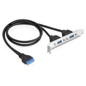 Adapter MB interni USB 3.0 v 2x USB 3.0 PCI slot 60cm Delock