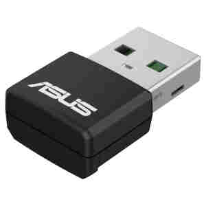 Brezžični mrežni adapter USB 2.0 Asus Nano WiFi6 802.11ax AX1800 1800Mbit/s USB-A Nano (90IG06X0-MO0B00)