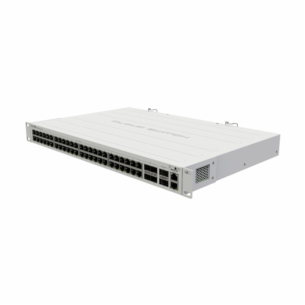 STIKALO 48-PORT 4x SFP+ Mikrotik 100/1000 Rackmount (CRS354-48G-4S+2Q+RM)