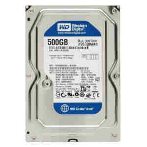 Trdi disk 500GB SATA3 WD5000AAKX 6GB/s 16Mb Blue 7.200/min OEM