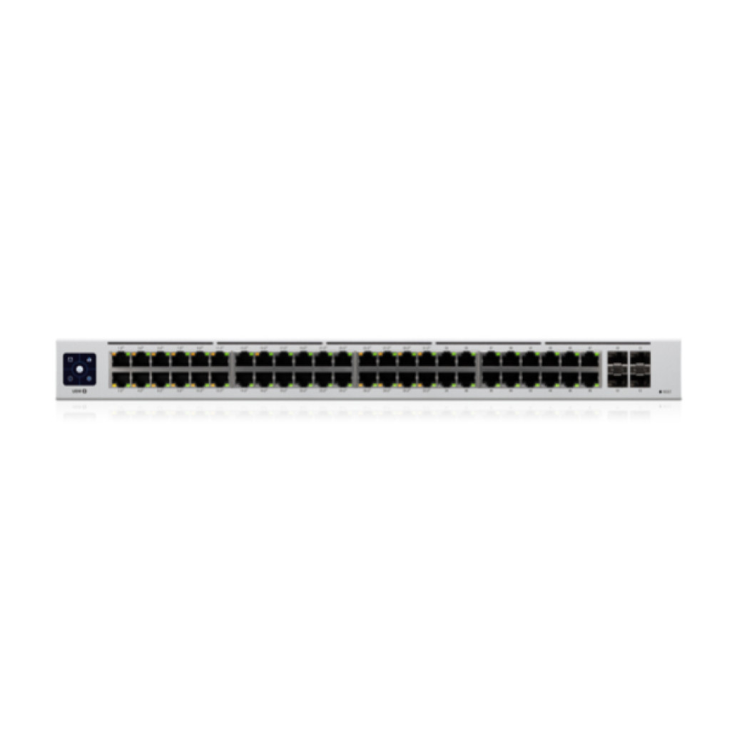 STIKALO 48-PORT 4x SFP UbiQuiti UniFi 100/1000 1000 PoE Managed Rack (USW-48-POE)