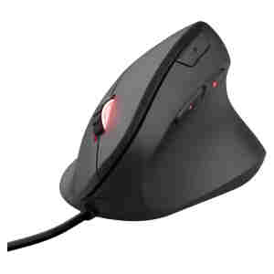 Miš Trust USB-A GXT 144 Rexx Vertical gaming črna ergonomična 10000DPI RGB (22991)