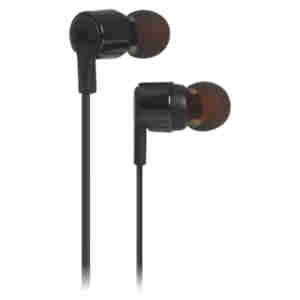 Slušalke žične ušesne 1x 3,5mm stereo JBL T210 z mikrofonom črne (JBLT210BLK)