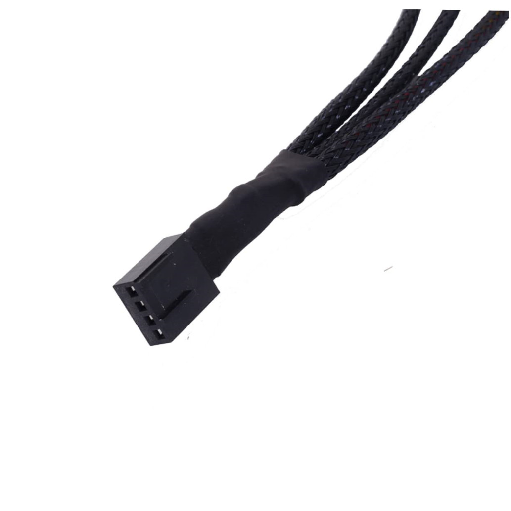 Splitter za ventilatorje 1x -> 3x4-pin črna