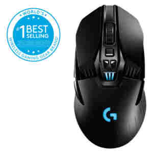 Miš Logitech brezžična G903 Hero LightSpeed optična gaming črna 16000DPI (910-005672)