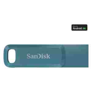 SanDisk 512GB Ultra Dual Drive Go USB-C/A 3.2 USB ključ (moder)