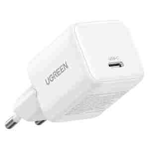 Ugreen 30W USB-C GaN hitri polnilec - bel