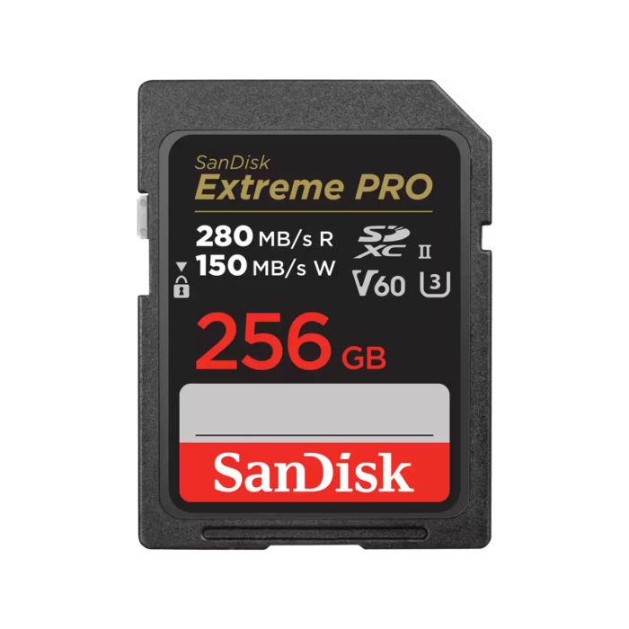 SanDisk 256 GB Extreme PRO SDXC UHS-II spominska kartica