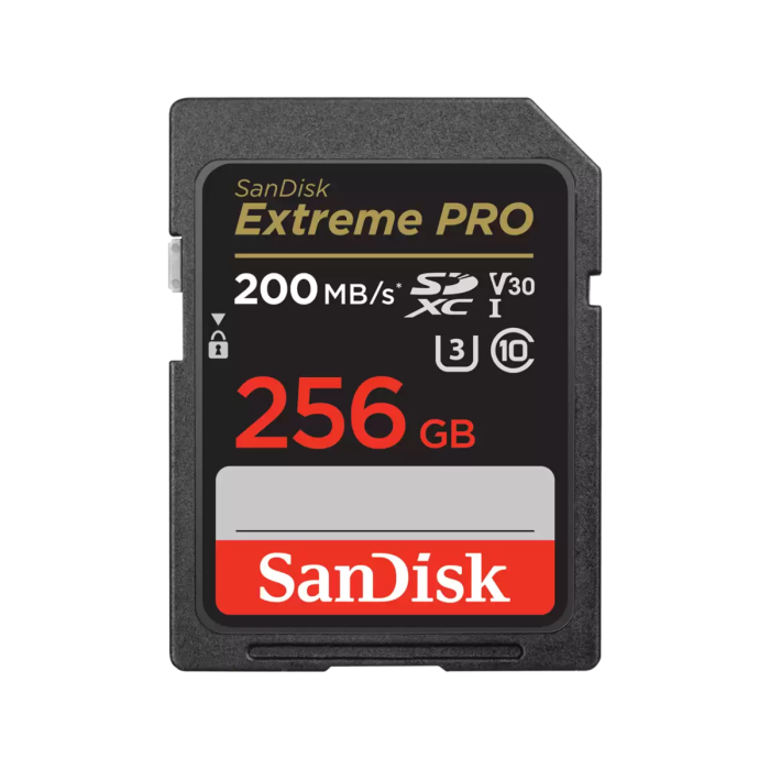 SanDisk 256 GB Extreme PRO SDXC UHS-I spominska kartica - slika 2