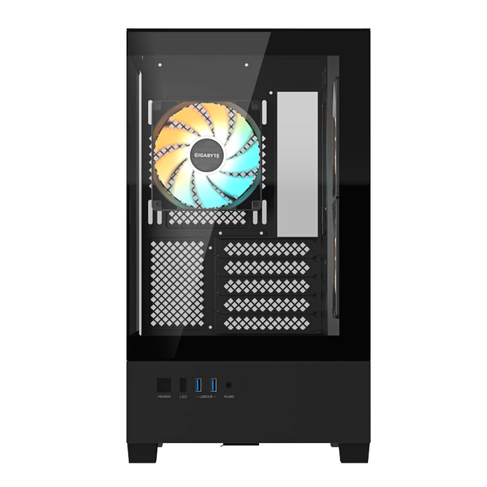 Gigabyte C201 PANORAMIC ATX RGB osvetljeno ohišje, črno - slika 4