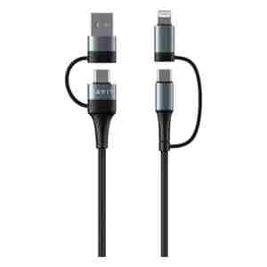 HAVIT kabel za polnjenje 4v1 USB / USB-C na USB-C / Lightning, 1M
