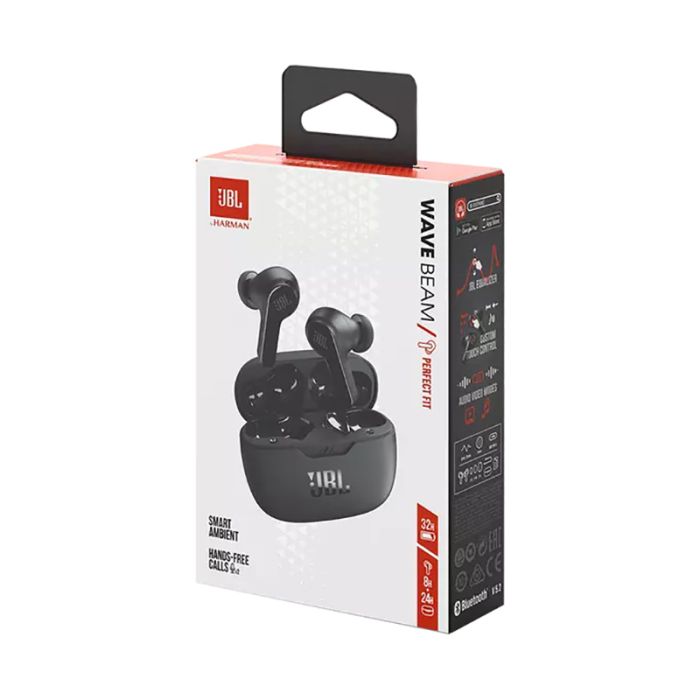 JBL Wave Beam BT5.2 In-ear slušalke z mikrofonom, črna - slika 3