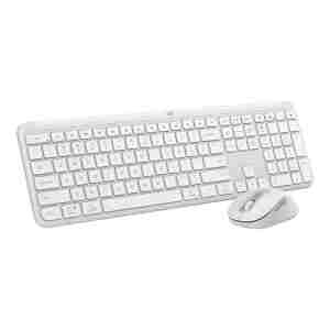 Tipkovnica in miška Logitech Signature Slim Combo MK950, bela, SLO g.