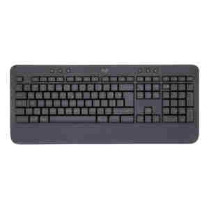 Tipkovnica Logitech K650 Signature, Wireless, USB, grafitna, SLO g.