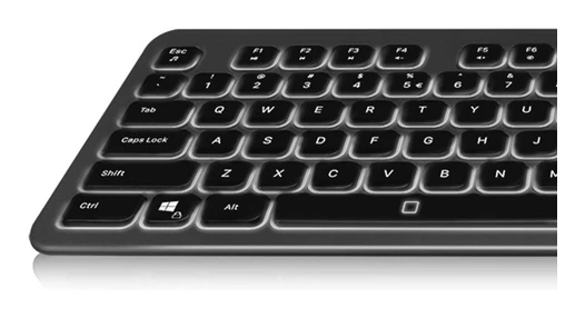 Tipkovnica Ewent Wired Illuminated Scissor, črna, USB, SLO EW3271 - slika 4