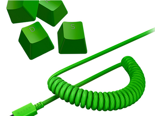 Komplet tipk PBT Keycap Upgrade Set Razer, Green