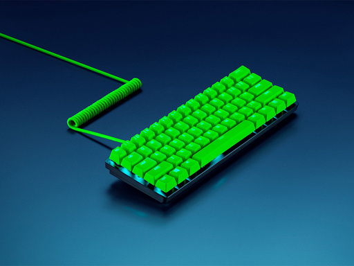 Komplet tipk PBT Keycap Upgrade Set Razer, Green - slika 5