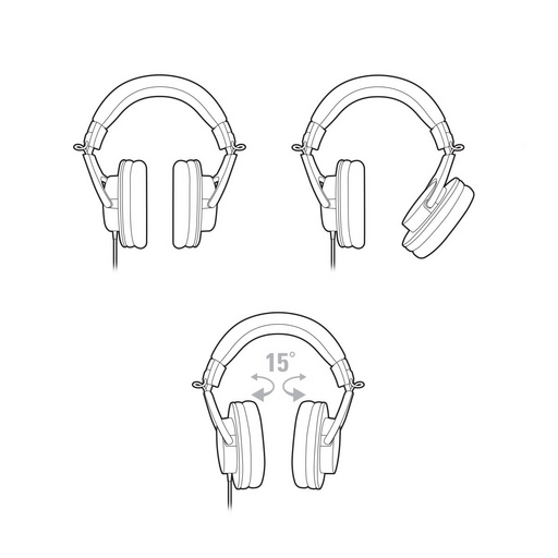 Slušalke Audio-Technica ATH-M20X - slika 4
