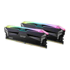 RAM DDR5 32GB Kit (2x 16) PC5-57600 7200MT/s CL34 1.4V, Lexar ARES RGB, črn, Intel XMP, AMD Expo