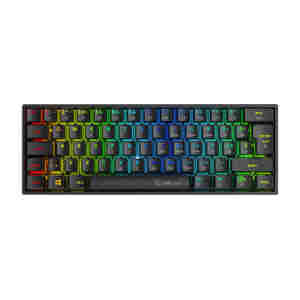 Tipkovnica UVI PRIDE Nano 60%, MX rdeča stikala, RGB, USB, SLO