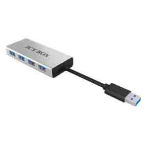 IcxBox IB-AC6104 4-Portni Hub s priključkom USB-A 3.0