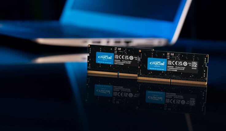 RAM SODIMM DDR5 32GB PC5-38400 4800MT/s CL40 1.1V Crucial - slika 3