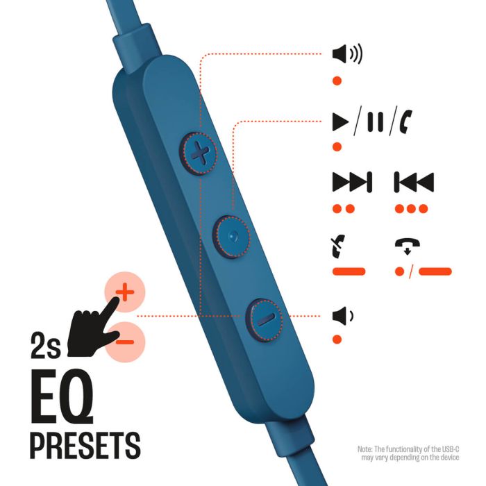 JBL USB-C žične slušalke Tune 305C, modre - slika 6