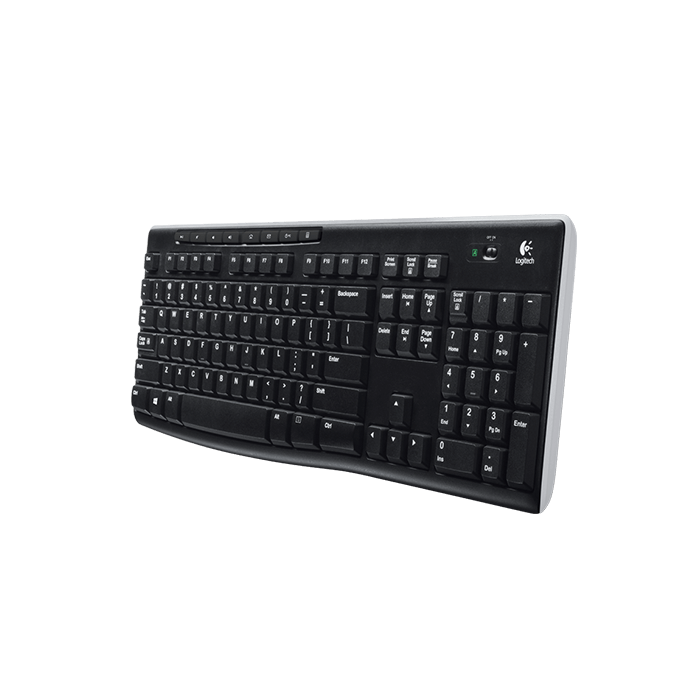 Logitech brezžična tipkovnica K270, Unifying, SLO gravura - slika 4