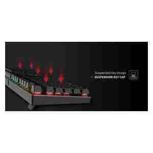 HAVIT Gamenote USB mehanska tipkovnica HV-KB498L - SLO znaki