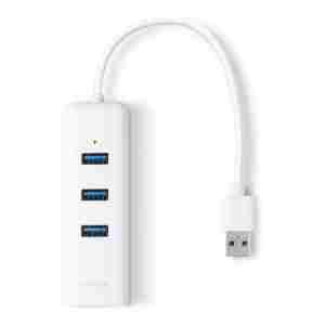 TP-LINK UE330 USB 3.0 3 portni HUB & RJ45 Gigabit Ethernet adapter