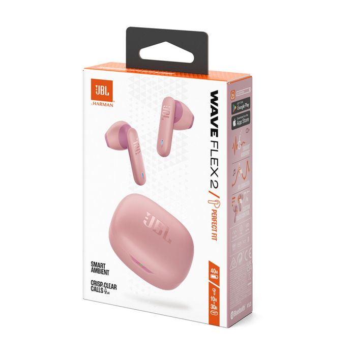 JBL Wave Flex 2 brezžične slušalke z mikrofonom, roza - slika 6