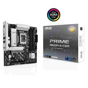 ASUS PRIME B860M-A-CSM, DDR5, SATA3, USB4, DP, 2.5GbE, LGA1851 mATX