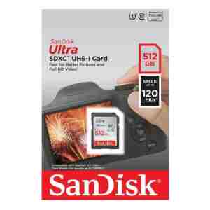 SanDisk Ultra 512GB SDXC spominska kartica 150MB/s