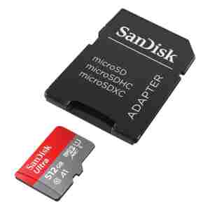SanDisk 512GB Ultra microSD UHS-I spominska kartica z adapterjem