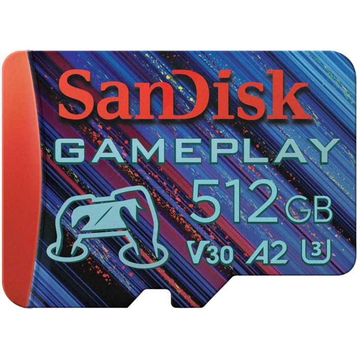 SanDisk 512 GB GamePlay microSD spominska kartica za mobilni in konzolni gaming