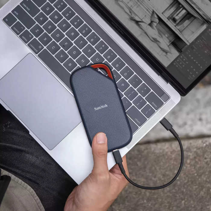 SanDisk 4TB Extreme PRO USB-C NVMe USB 4 zunanji SSD disk - slika 4