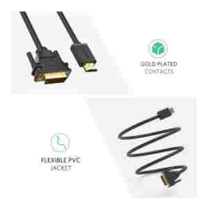 Ugreen HDMI na DVI kabel 24+1 1m - polybag