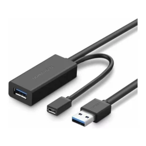 Ugreen USB podaljšek z možnostjo napajanja, 5M