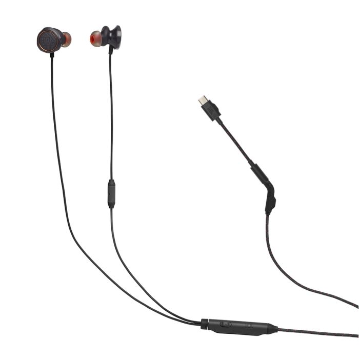 JBL Quantum 50C In-ear žične USB-C gaming slušalke, črne