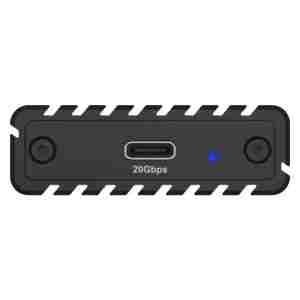 IcyBox IB-1917M-C32a ohišje za 1x M.2 NVMe SSD z USB-C 3.2 Gen 2x2 do 20 Gbit/s