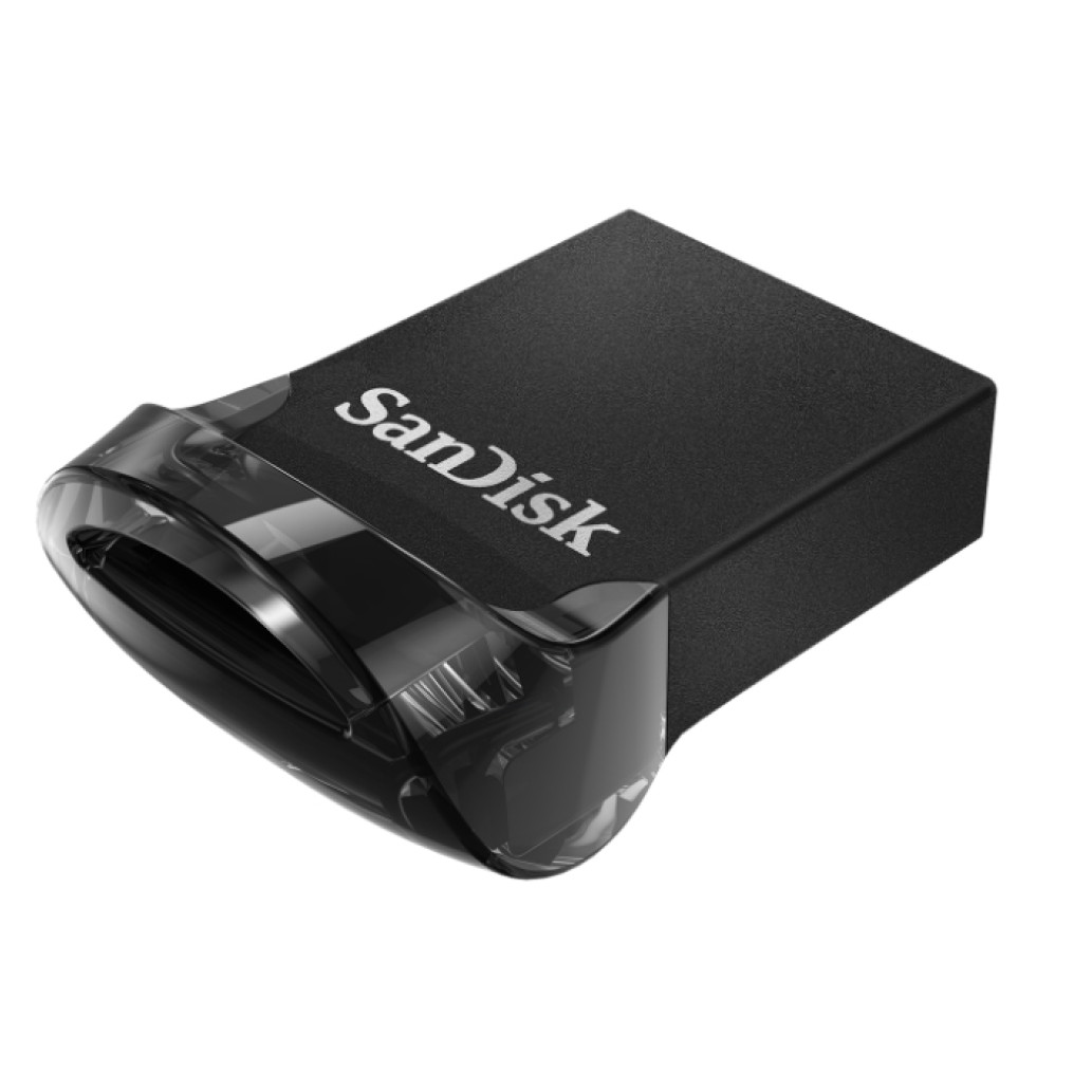 Spominski ključek 256GB USB 3.2 Sandisk Ultra FIT 400MB/s plastičen brez pokrovčka micro črn (SDCZ430-256G-G46) - slika 2