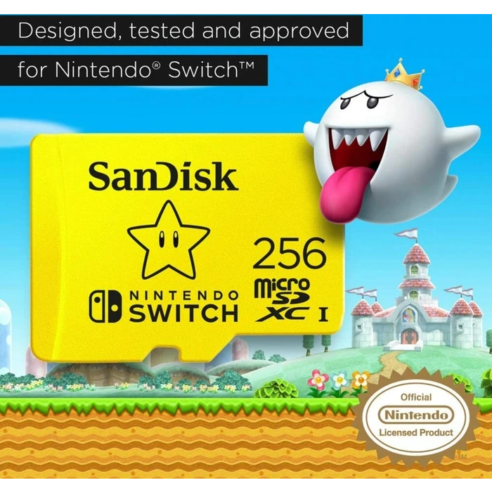 SanDisk 256GB microSDXC UHS-I spominska kartica za Nintendo Switch - slika 3